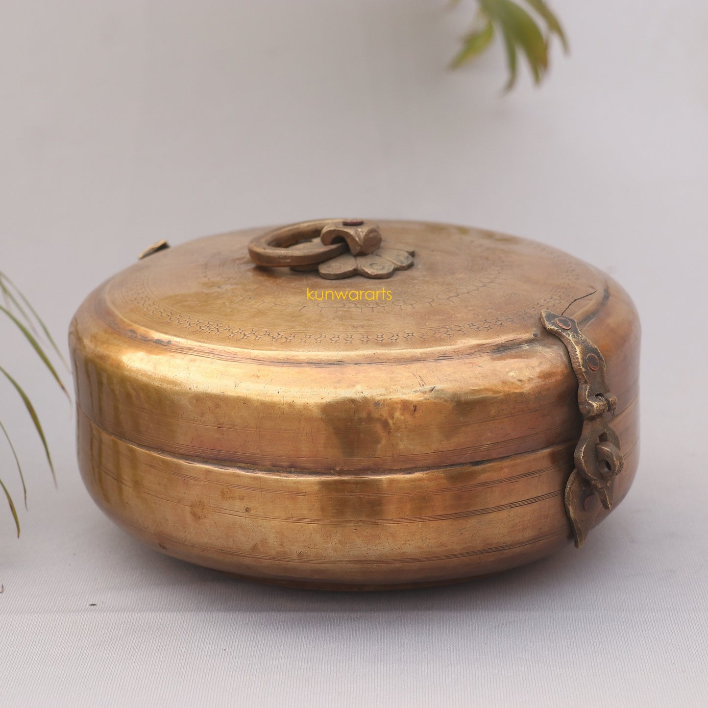 Brass Kitchen Indian Spice Storage Container