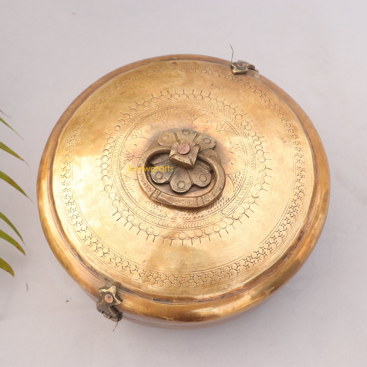 Brass Kitchen Indian Spice Storage Container