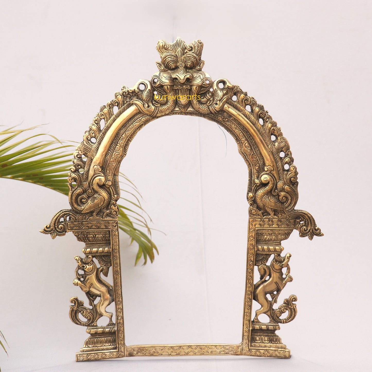 Brass Traditional Decorative Temple Prabhavali - kunwararts