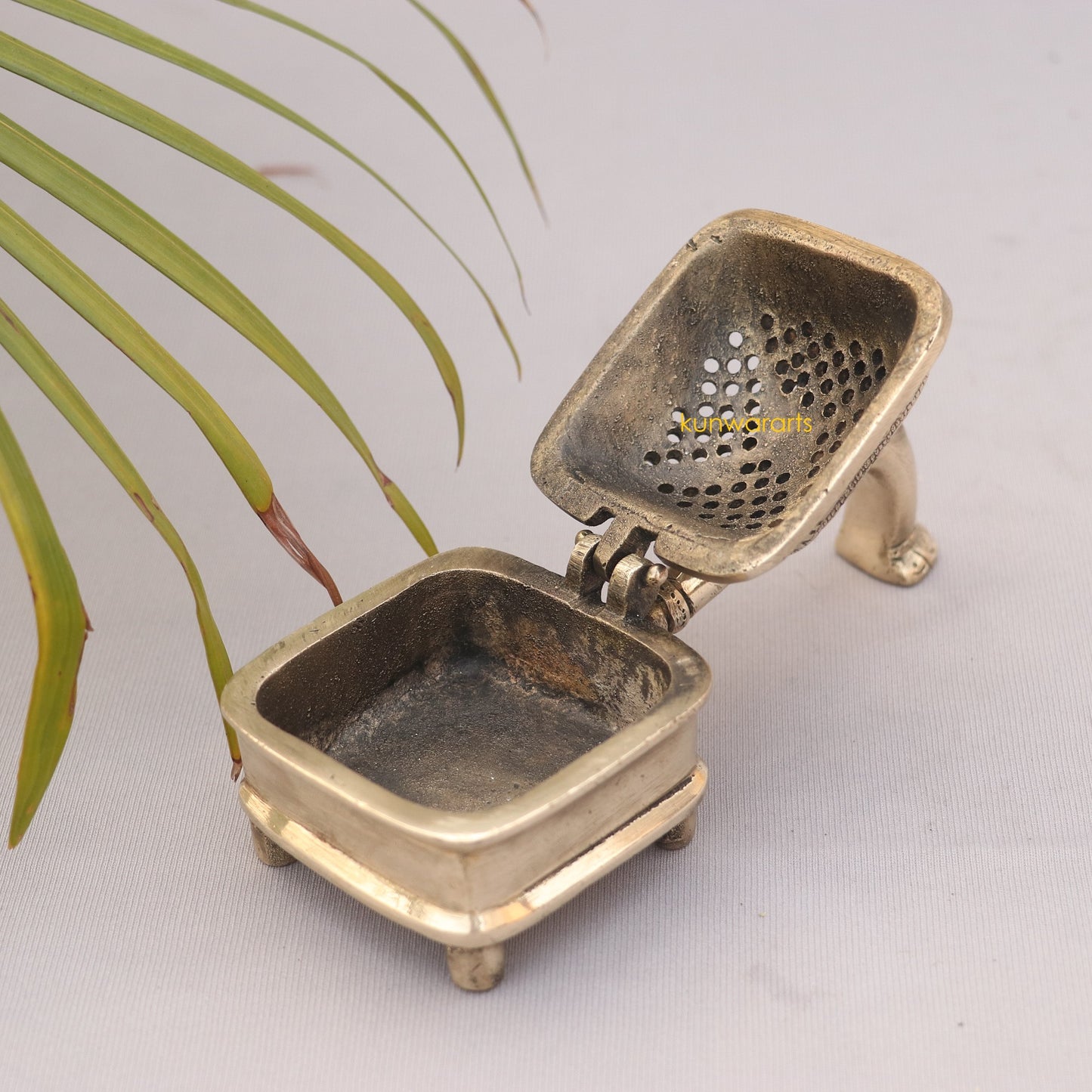 Brass Incense Burner Figurine