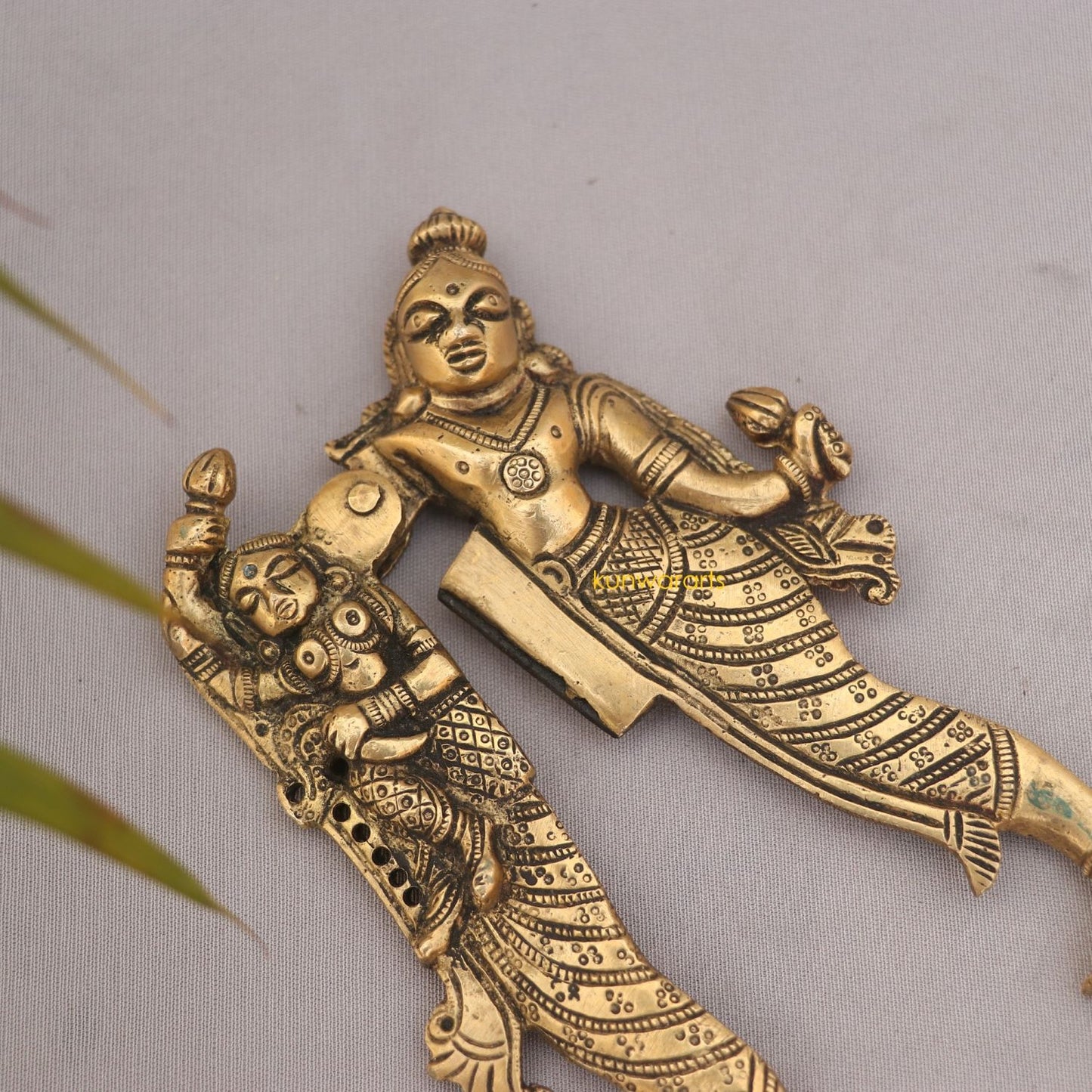 Brass nut Craker Radha Krishna reproduction nut cutter a dining table décor