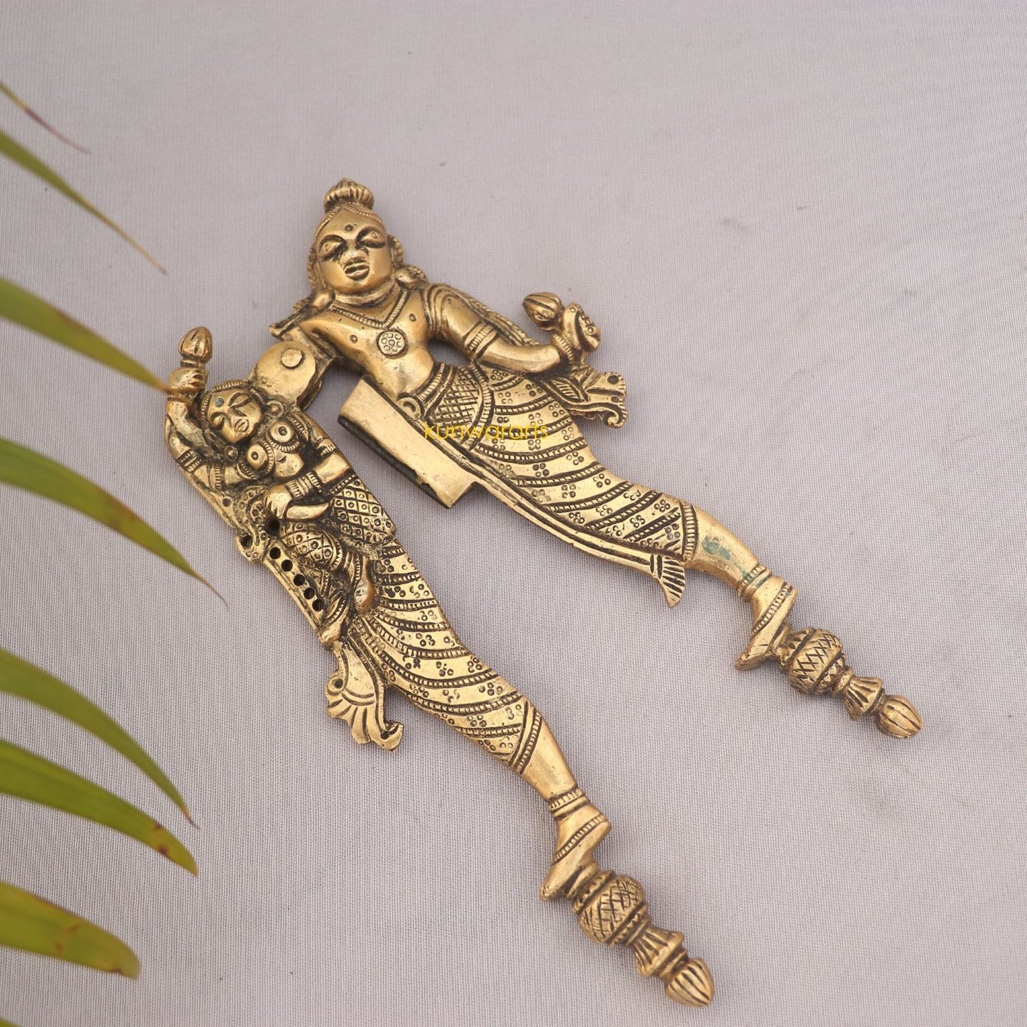 Brass nut Craker Radha Krishna reproduction nut cutter a dining table décor