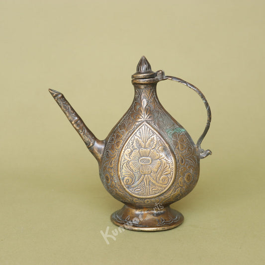 Exquisite Vintage Brass Kettle