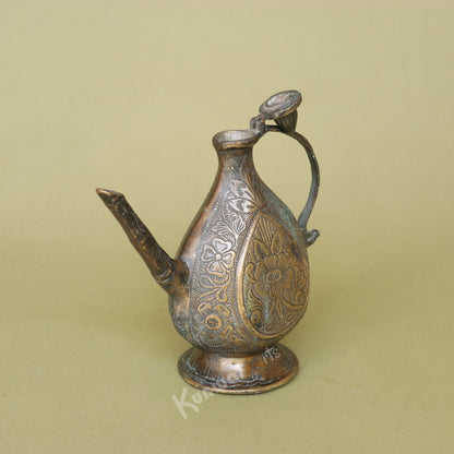Exquisite Vintage Brass Kettle