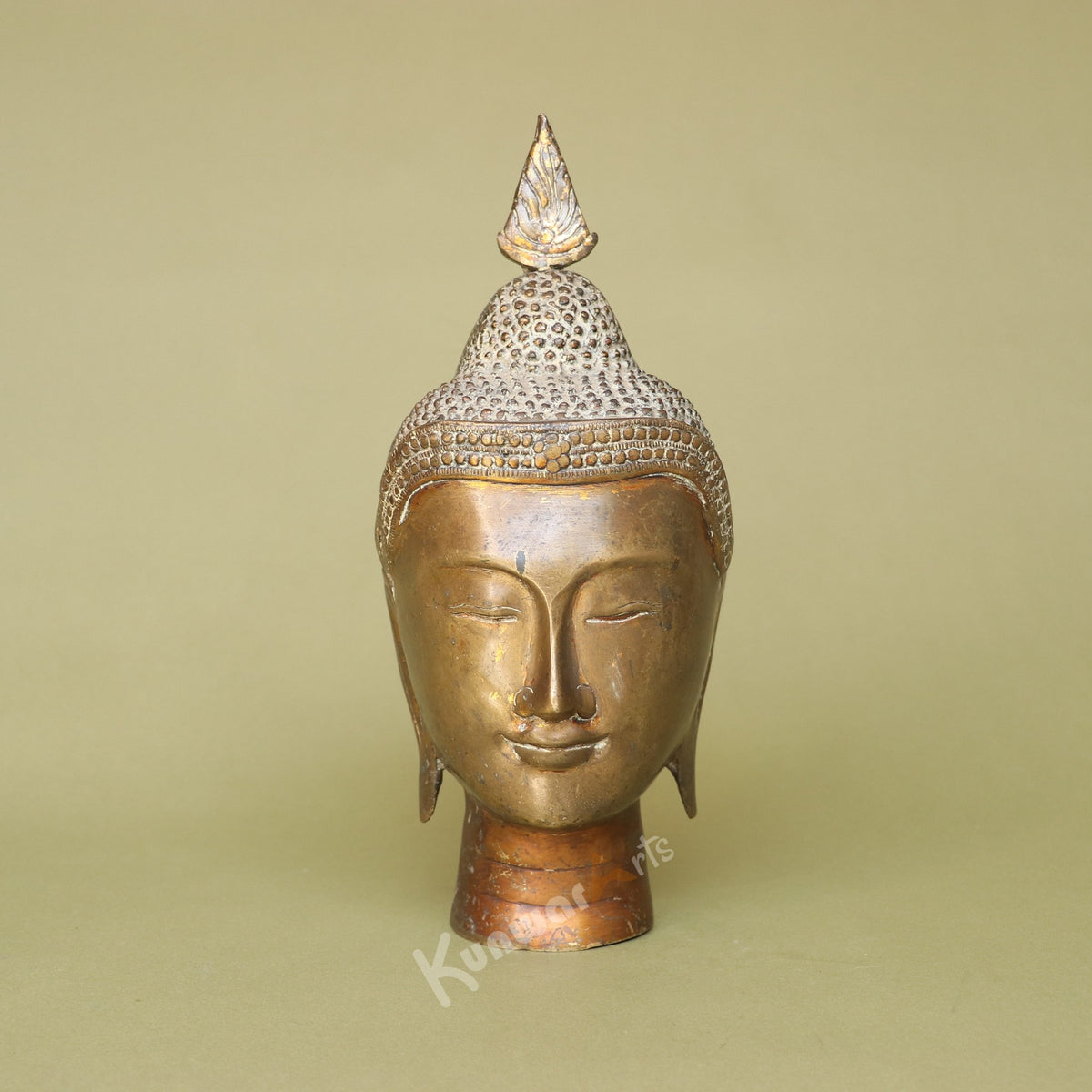 Brass Buddha Head Statue