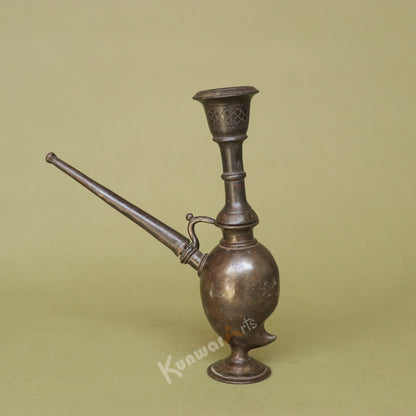 Brass Traditional Hookah – Antique Elegance