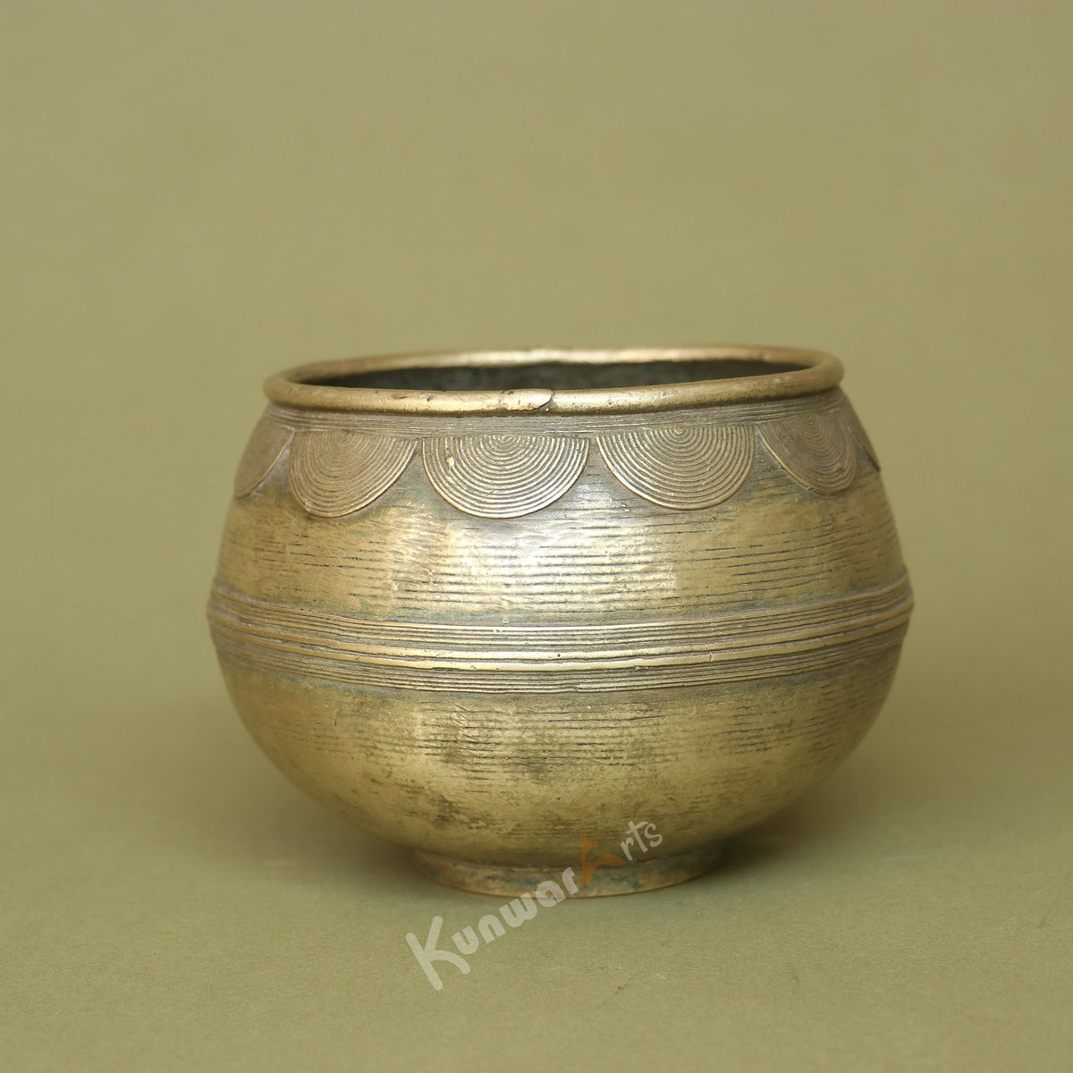 Vintage Brass Measurement Bowl (Rice Bowl)
