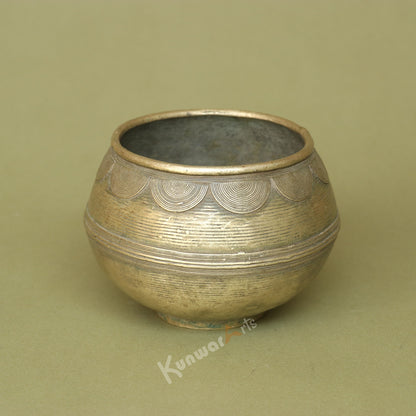 Vintage Brass Measurement Bowl (Rice Bowl)