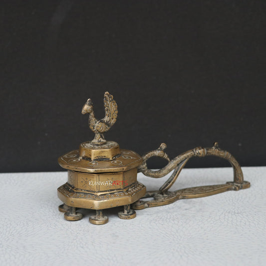 Timeless Charm of the Peacock Incense Burner