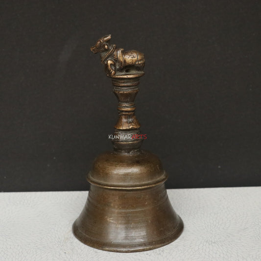 Bronze Bell Brass Temple Décor Figurine