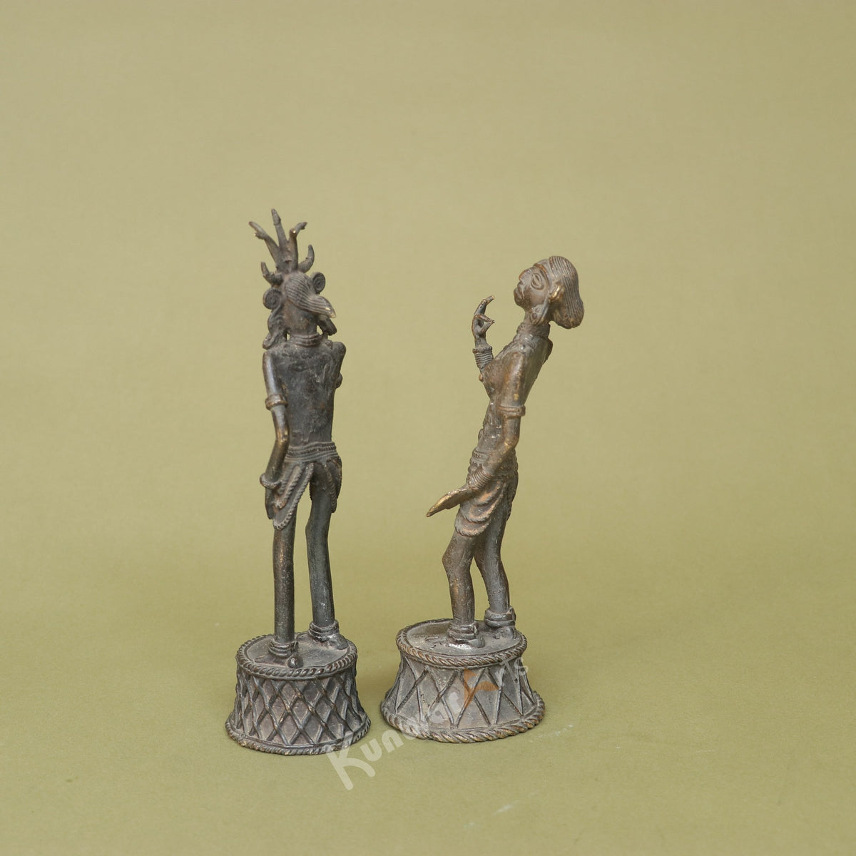 Tribal Dokra Male Female Figurine