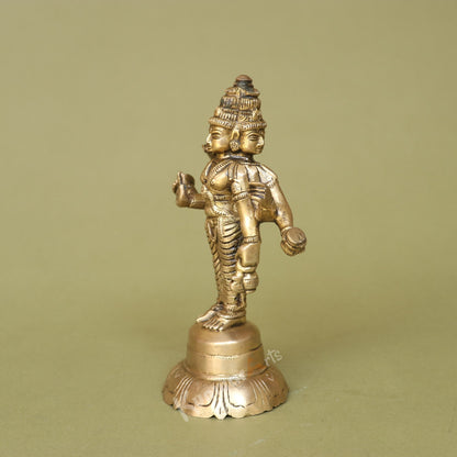 Brass Multi-Armed Hindu Deity Idol