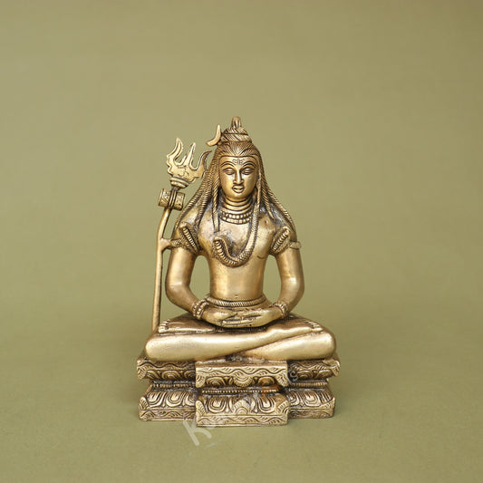 Brass Lord Shiva Idol
