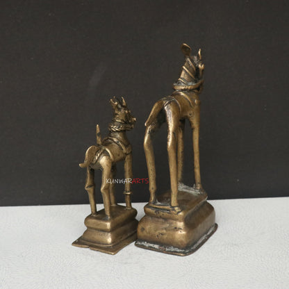 Timeless Elegance in Brass The Charm of Horse Décor Brass Pair