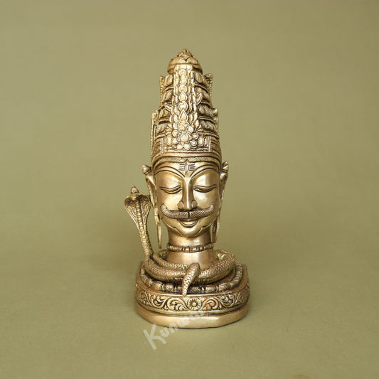 Brass Lord Shiva Head
