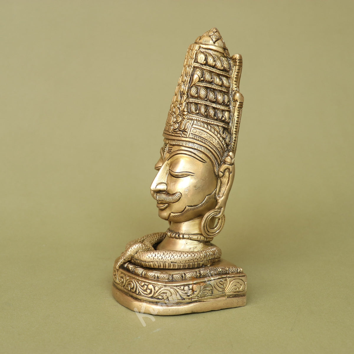 Brass Lord Shiva Head