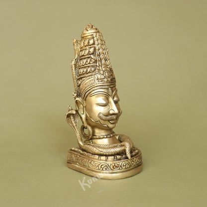 Brass Lord Shiva Head
