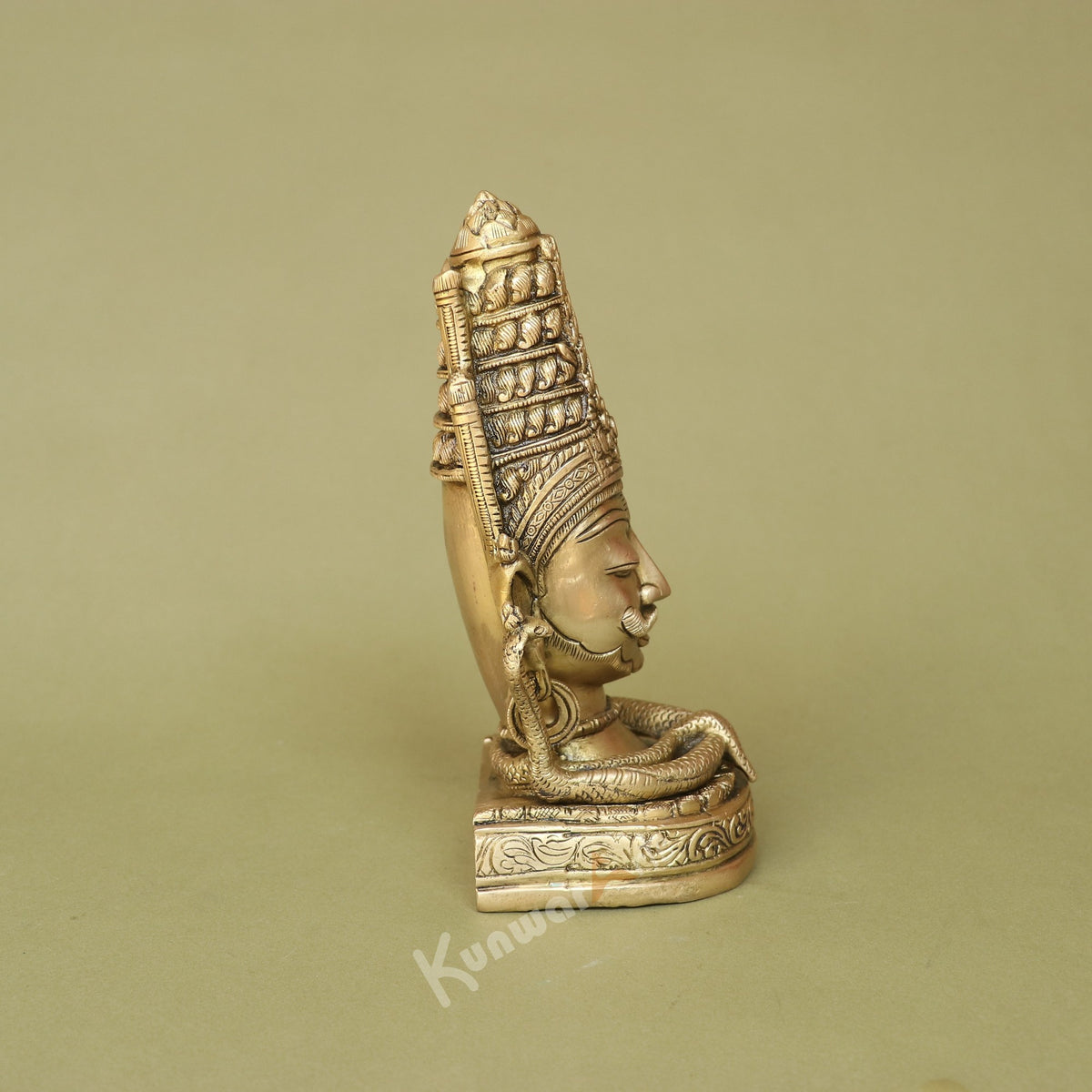 Brass Lord Shiva Head