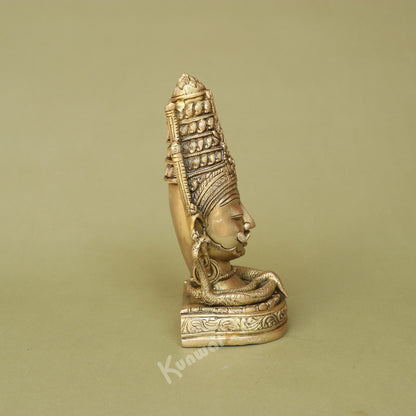 Brass Lord Shiva Head