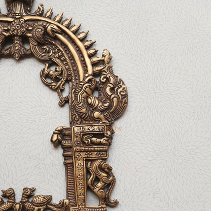 Exquisite Brass Wall Accent Hanging Prabhavali