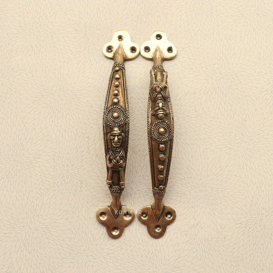 Brass Tribal Door Handles A Touch of Tradition