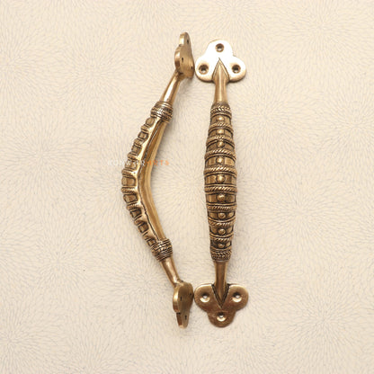 Brass Tribal Door Handles for Elegant Décor