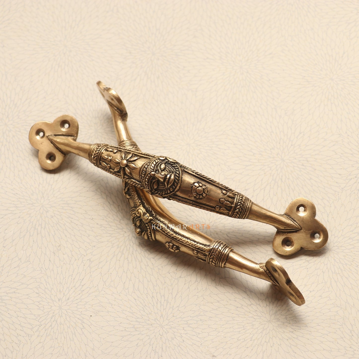 Graceful Entrances Brass Tribal Door Handles