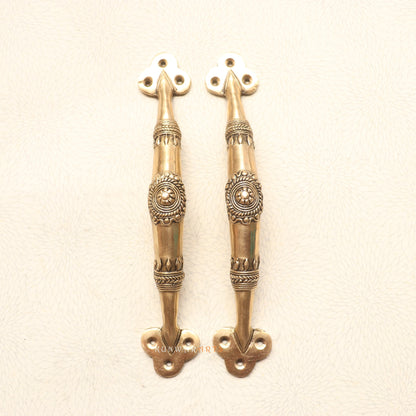 Brass Tribal Decorative Door Handles