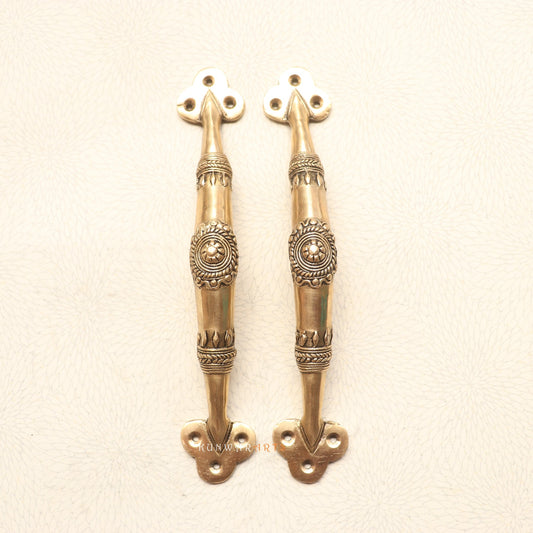Brass Tribal Decorative Door Handles