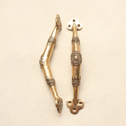 Brass Tribal Decorative Door Handles