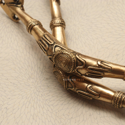 Tribal Brass Door Handles