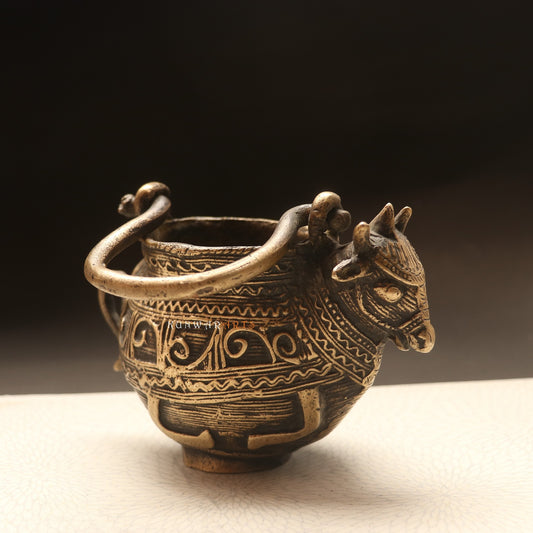 Brass Vintage Gangajali – A Sacred Vessel of Tradition and Devotion