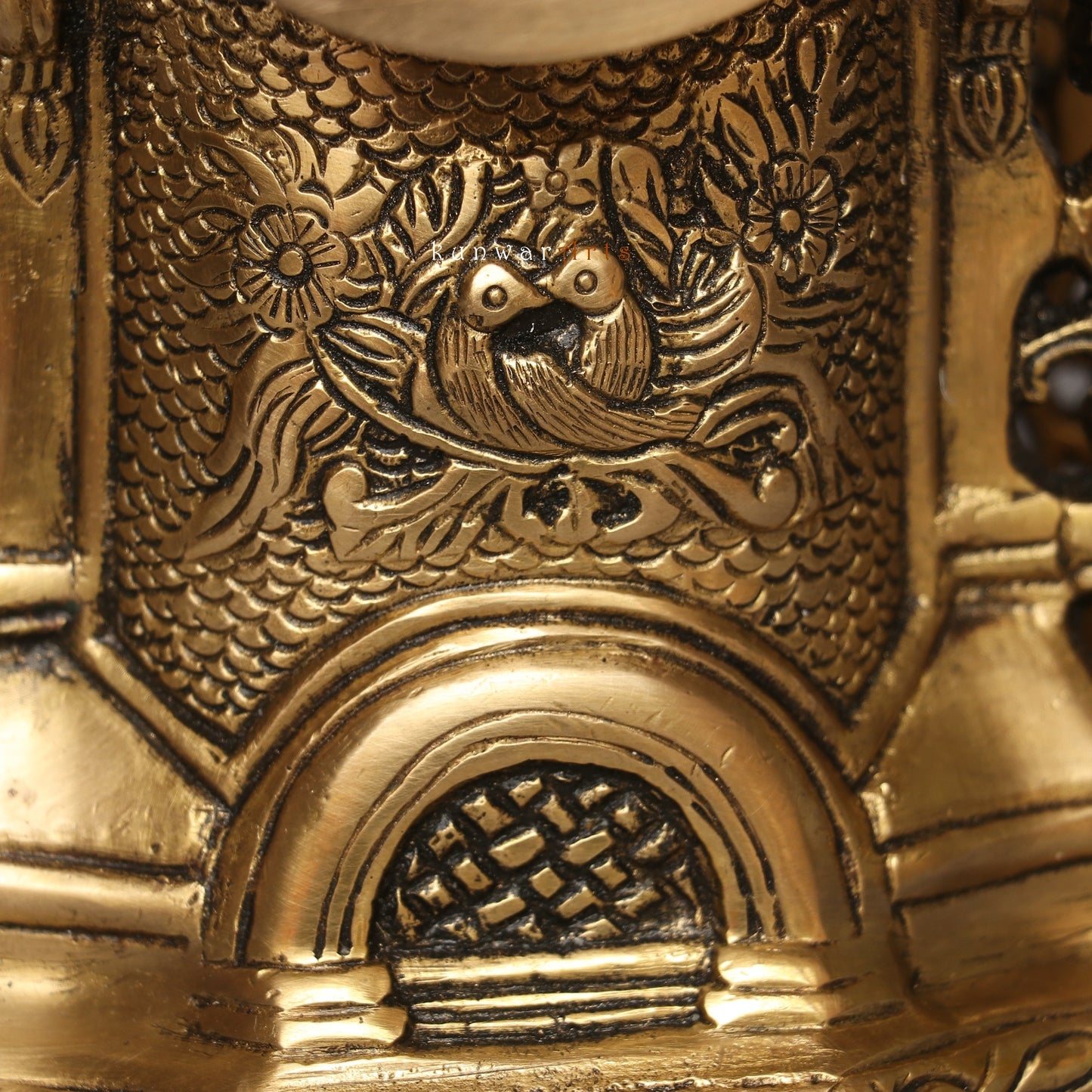 Brass Victorian Table Clock Watch Timeless Décor