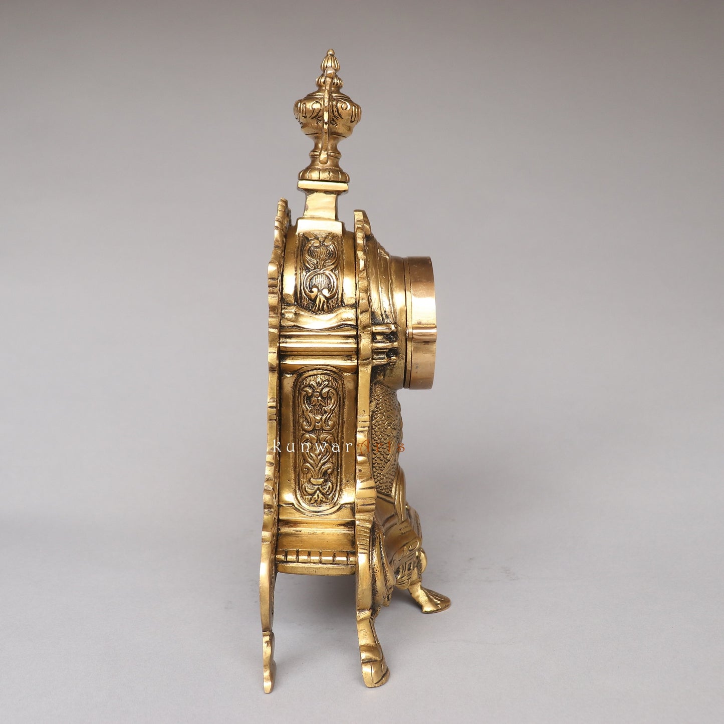 Brass Victorian Table Clock Watch Timeless Décor