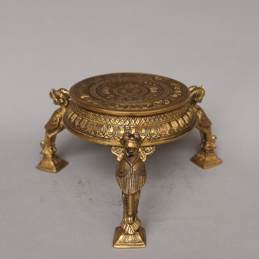 Brass Decorative Carving Table Stand