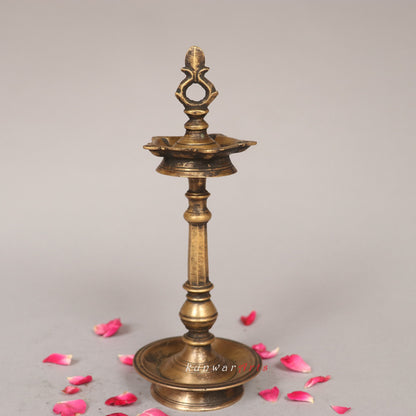 Brass Traditional Vintage Oil Lamp 27cm