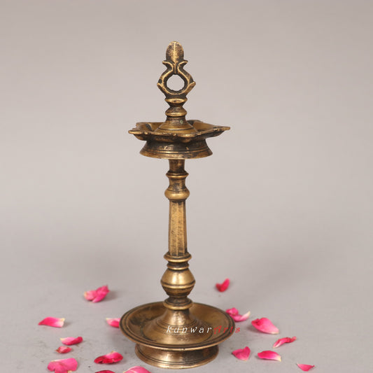 Brass Traditional Vintage Oil Lamp 27cm