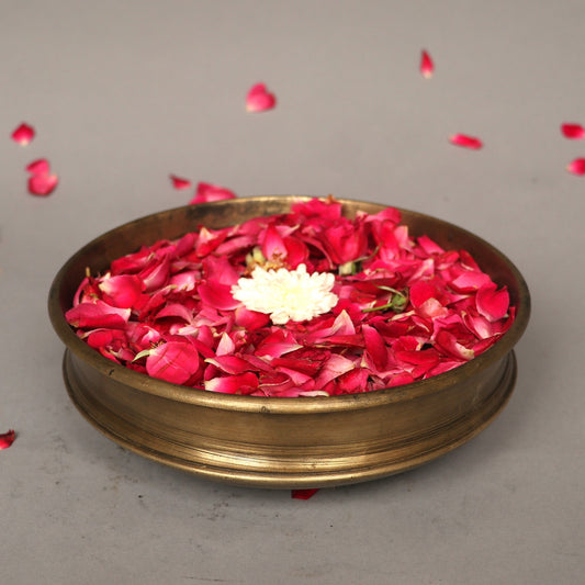 Brass Vintage Decorative Floral Urli