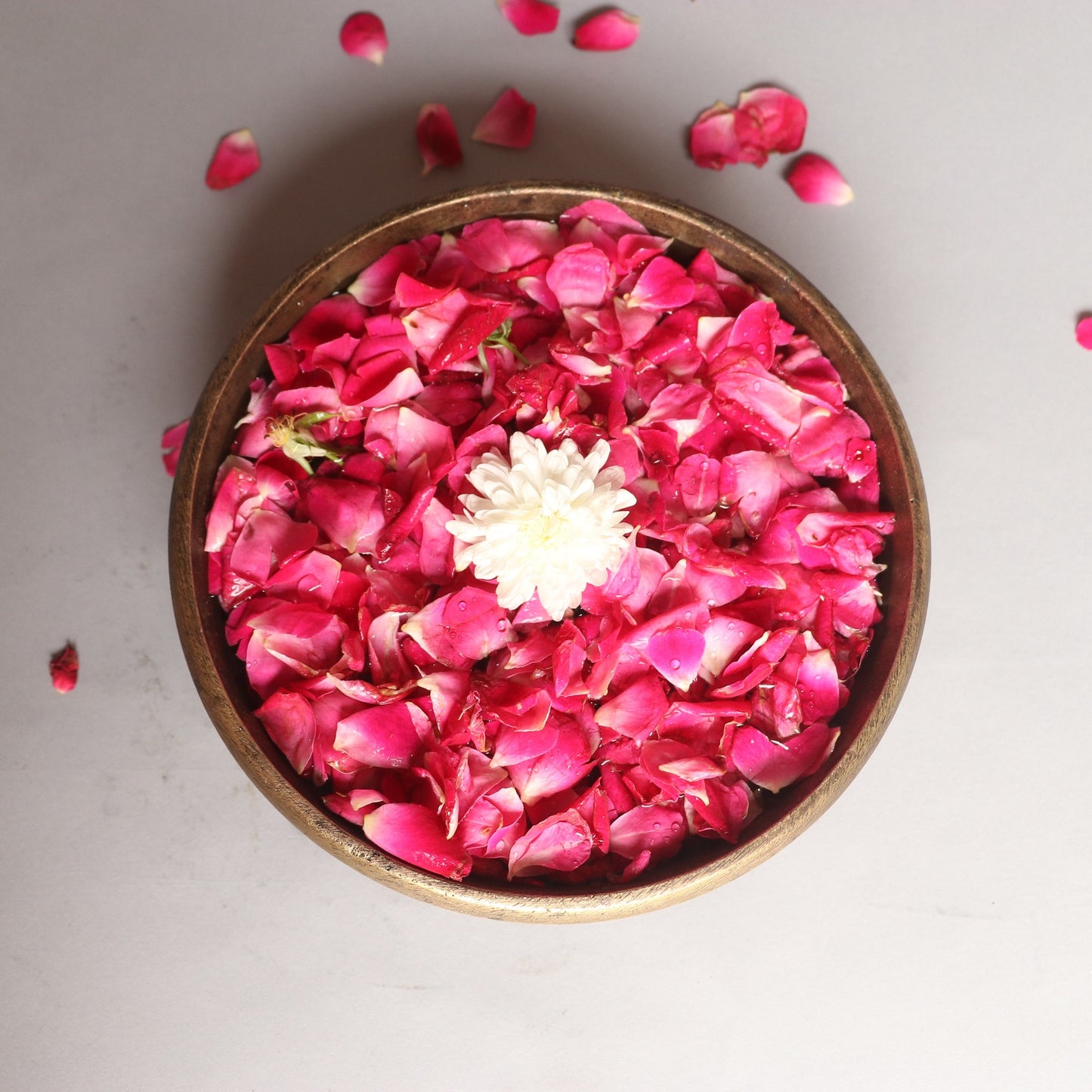 Brass Decorative Floral Urli