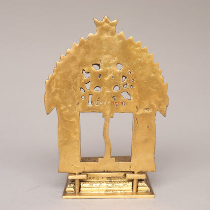 Brass Decorative Temple Prabhavali Singhashan