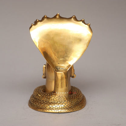 Shiva Mukhalingam Head With Nagabharanam Brass Décor