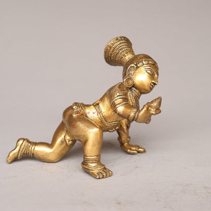 Brass Laddu Gopala Idol