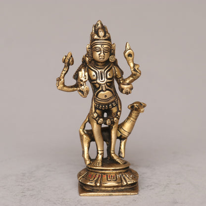 Brass Bhairava Idol