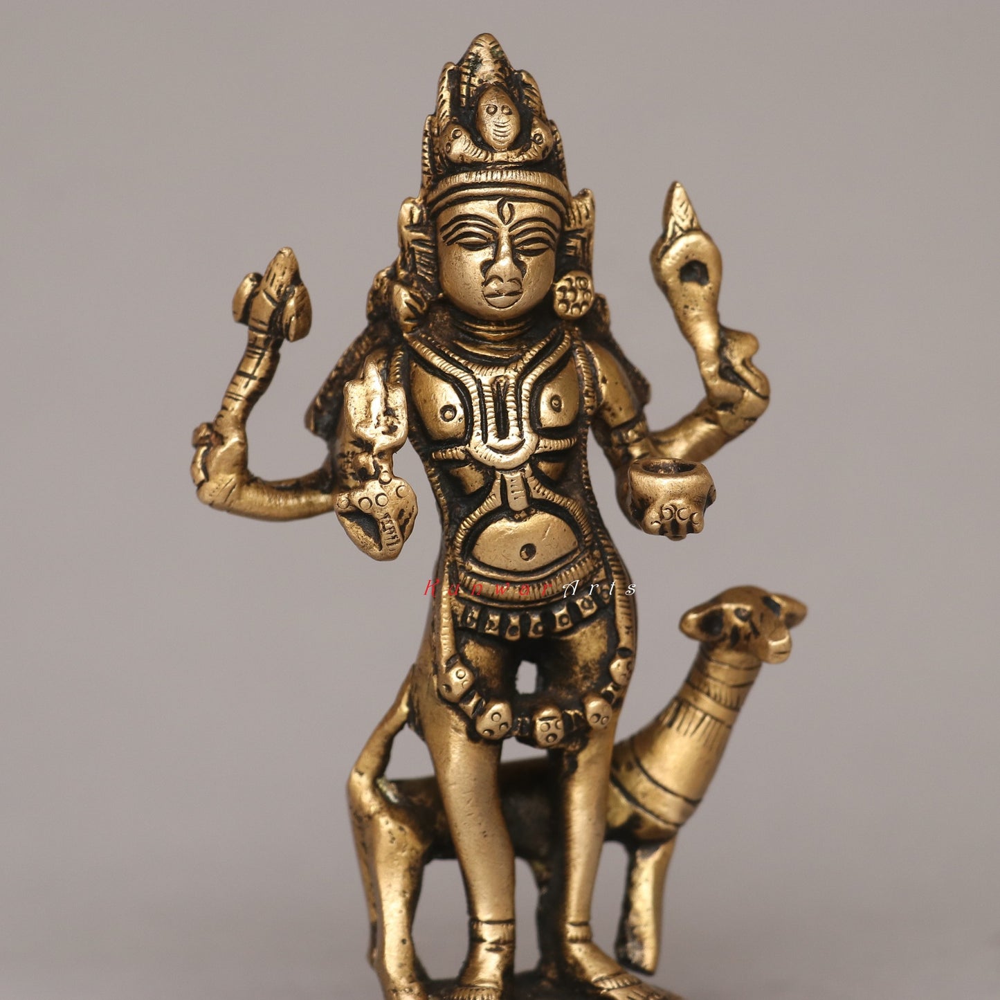 Brass Bhairava Idol