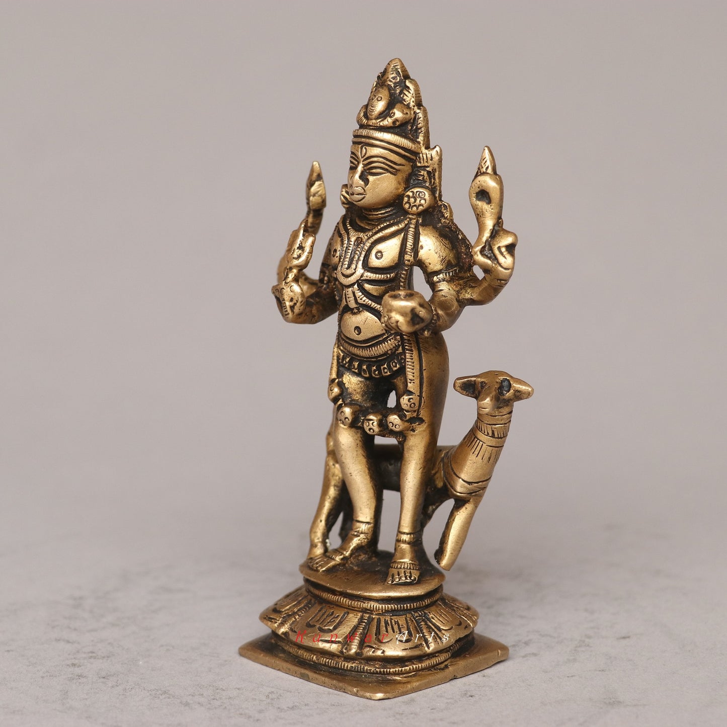 Brass Bhairava Idol