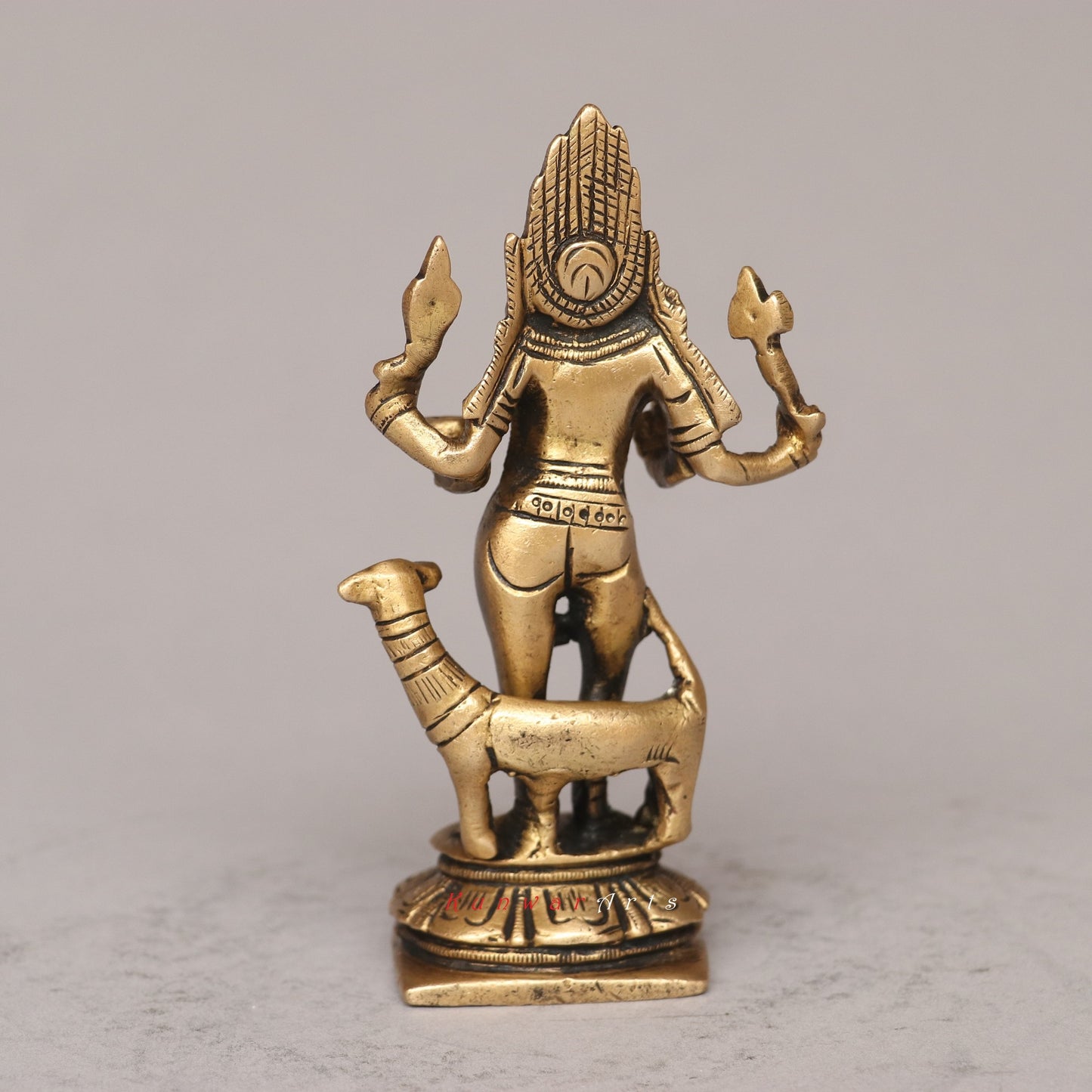 Brass Bhairava Idol
