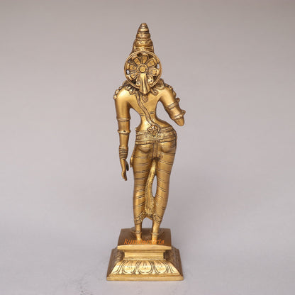Brass Goddess Parvati Idol