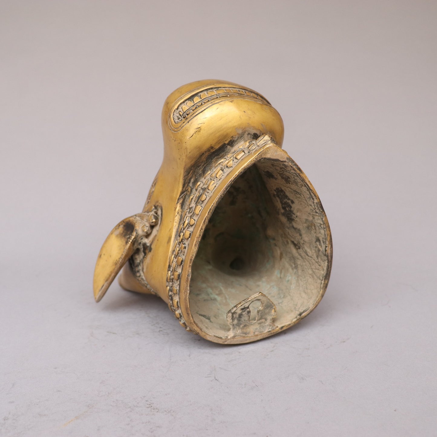 Décor Brass Bull Mask Wall Hanging Accent