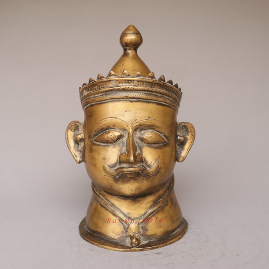 Brass Vintage Shiva Mukhalingam Head