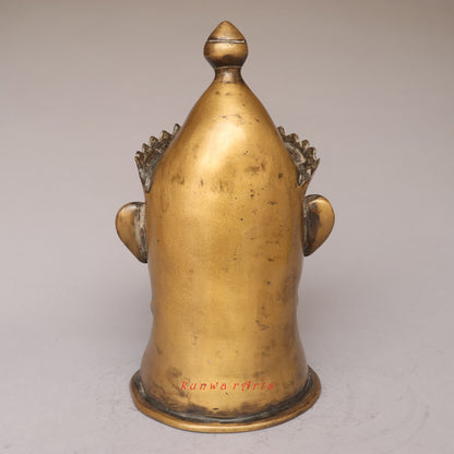 Brass Vintage Shiva Mukhalingam Head